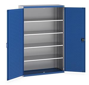 Bott Perfo Door Cupboard 1300Wx525Dx2000mmH - 4 Shelves Cupboards with Shelves 29/40014053.11 Bott Perfo Door Cupboard 1300Wx525Dx2000mmH 4 Shelves.jpg
